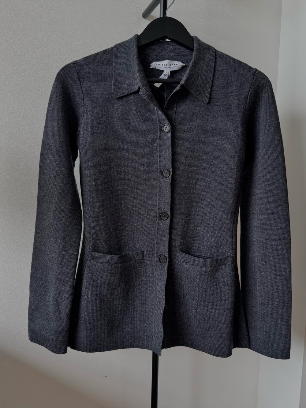 Apiece Apart Dark Gray Cardigan NWT!